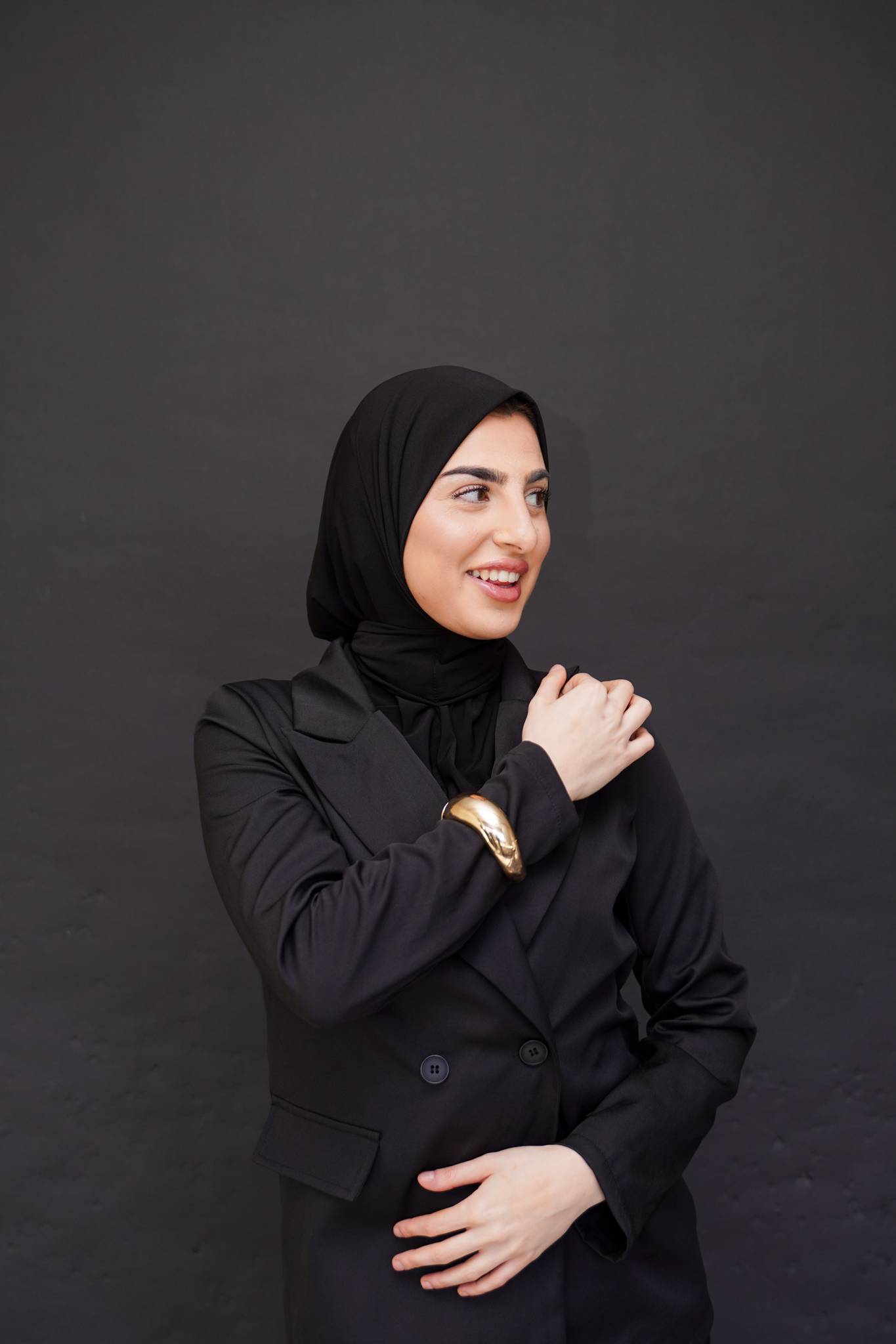 Instant Hijab Black Honey