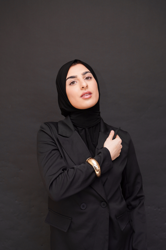 Instant Hijab Black Honey